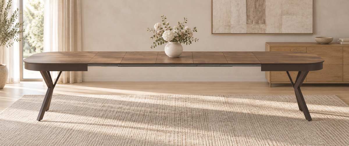 Parma utdragbart matbord 140–340 cm