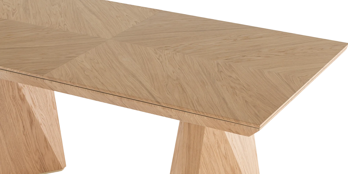 Diamond utdragbart matbord 200–400 cm – Natur-ek