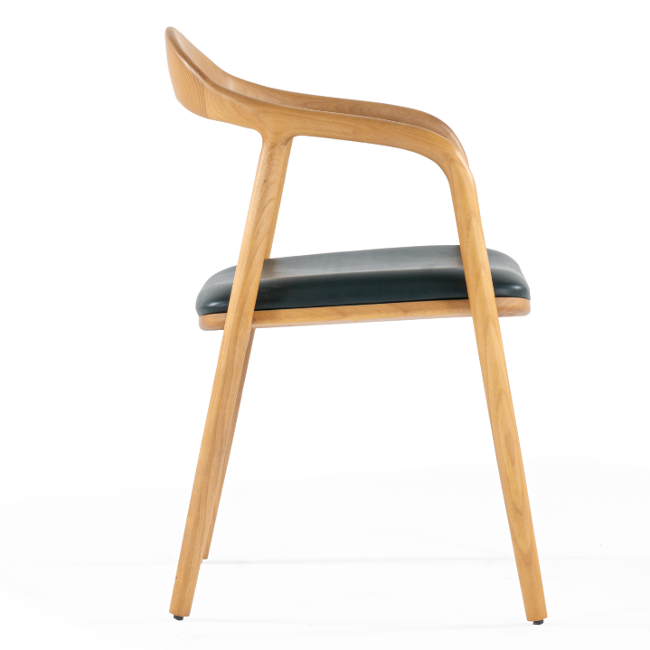 Wood matstol